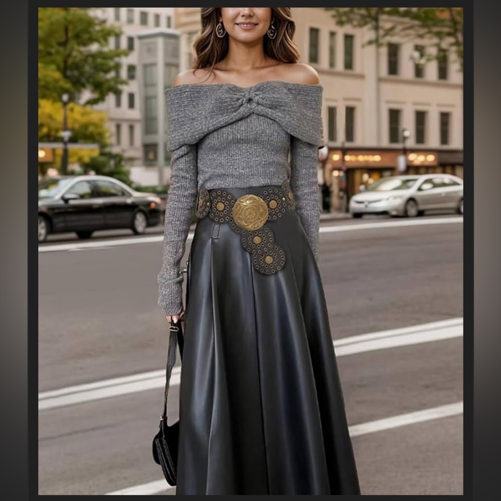 NWT- Leather Belt - Picture 3 of 9